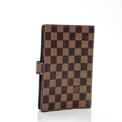 Louis Vuitton Damier Ebene Medium Ring Agenda Cover 3 of 6