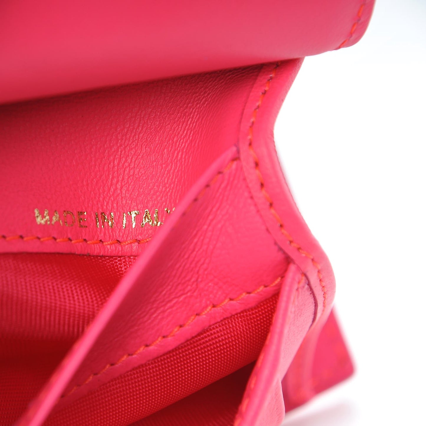 Nappa Canvas Camouflage Rockstud Continental Wallet Fuxia Fluo