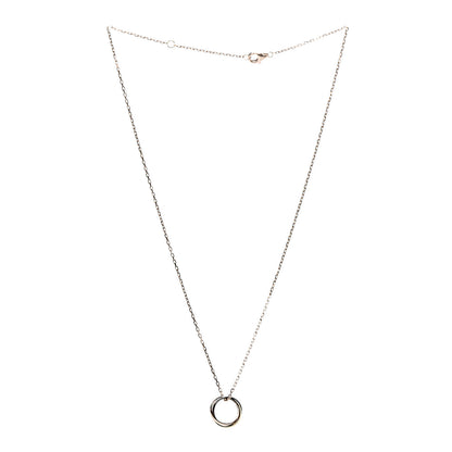 Cartier 18K Pink Yellow White Gold Baby Trinity Pendant Necklace 3 of 9