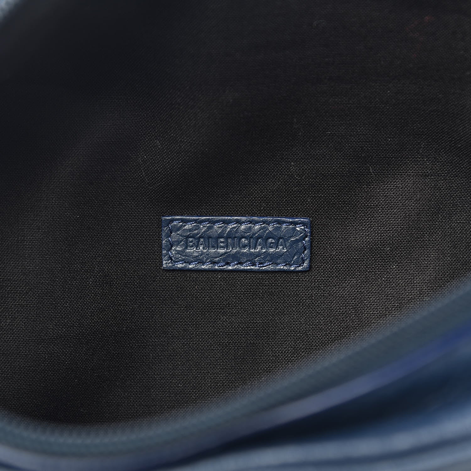 Balenciaga Agneau Arena Logo Explorer Belt Bag Bleu Roi 6 of 10