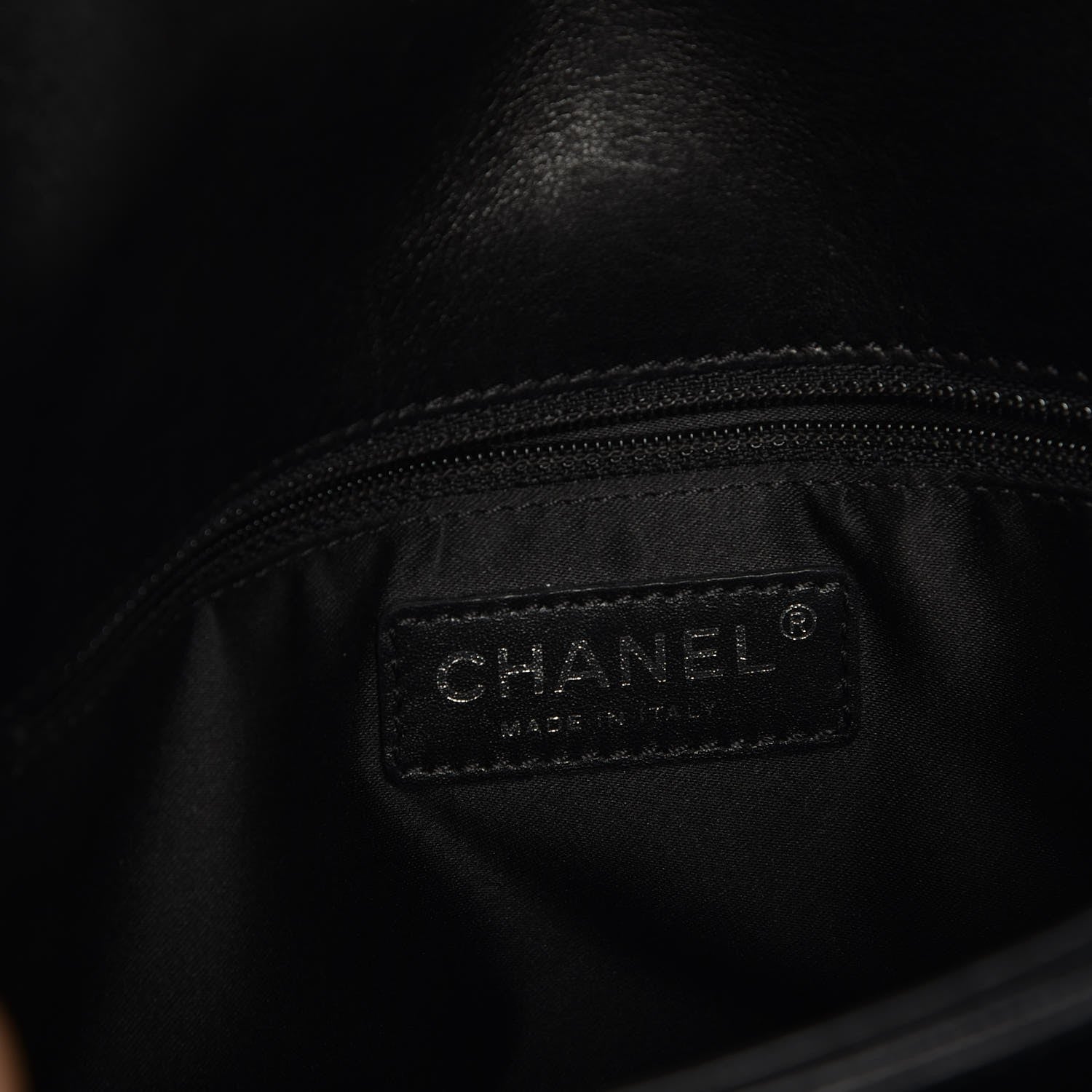 Chanel Lambskin Quilted 3 Accordion Flap Bag Black 7 of 9
