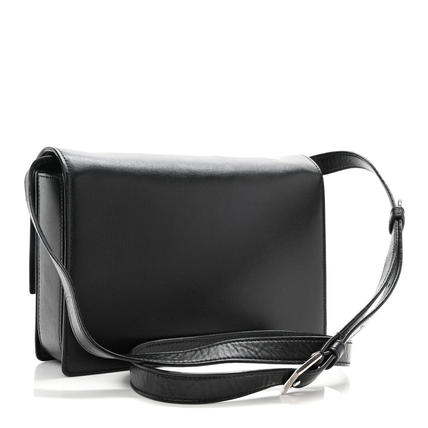 Saint Laurent Smooth Calfskin Suede Medium Bellechasse Black 3 of 11