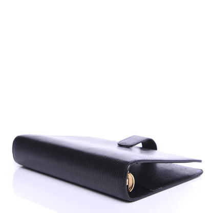 Louis Vuitton Epi Medium Ring Agenda Cover Black 4 of 8