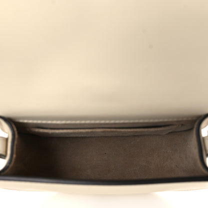 Chloe Calfskin Suede Small Nile Bracelet Bag Off White 5 of 9