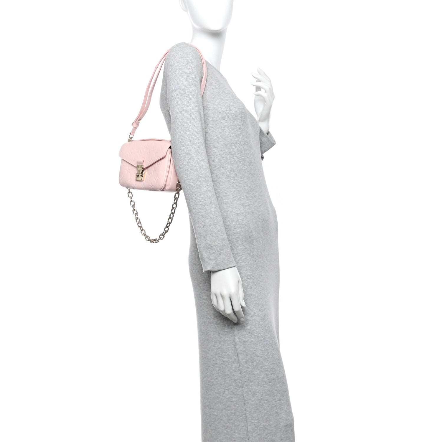 Louis Vuitton Empreinte Pochette Metis East West Pink Opale 2 of 10