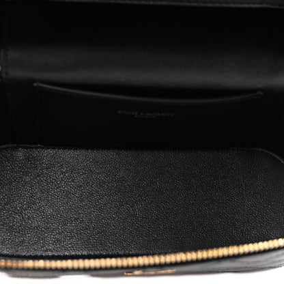 Saint Laurent Lambskin Quilted Mini Gaby Vanity Case Black 4 of 8