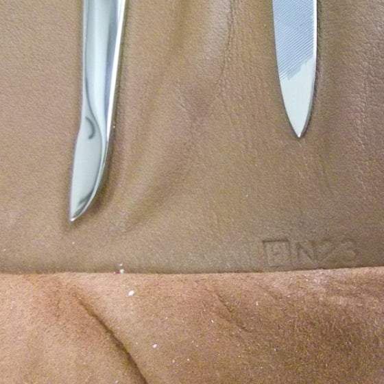 Manicure Set w Leather Travel Pouch