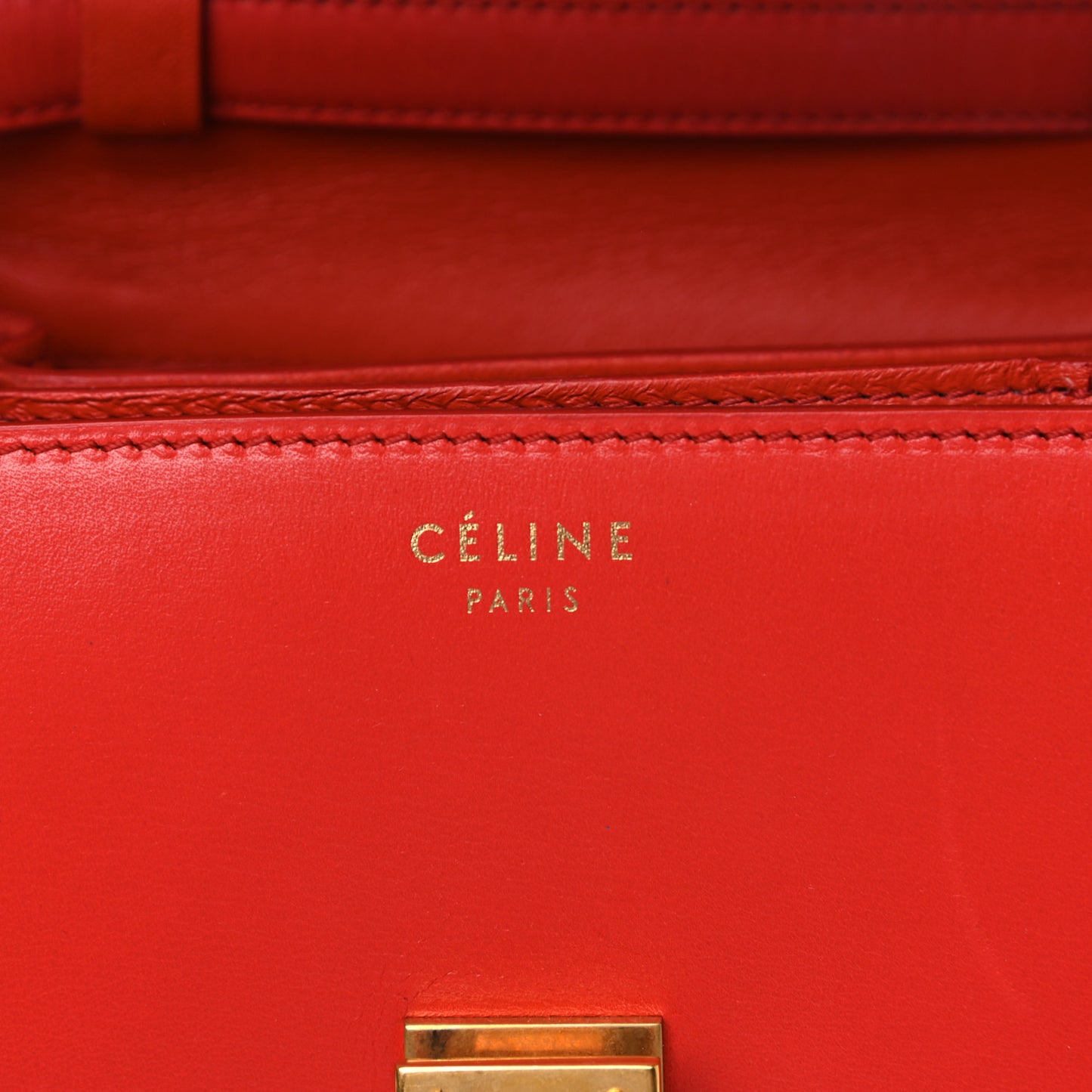 Box Calfskin Small Classic Box Flap Bag Red