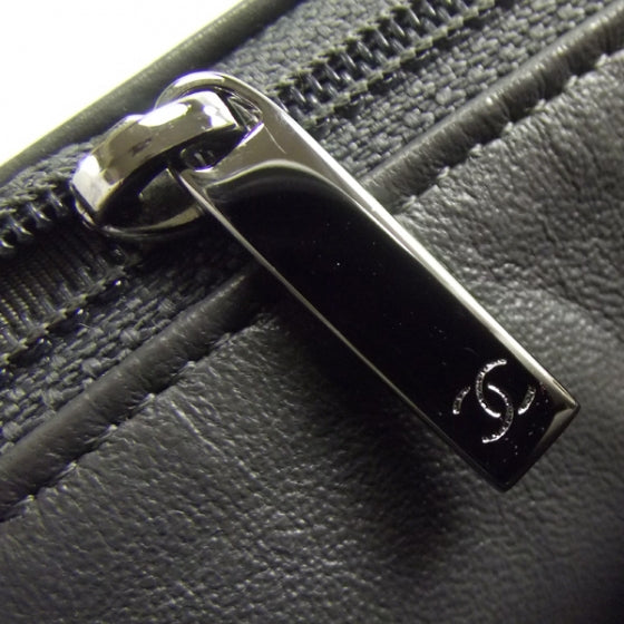 Chanel Lambskin Quilted Maxi Flap Gray 10 of 12