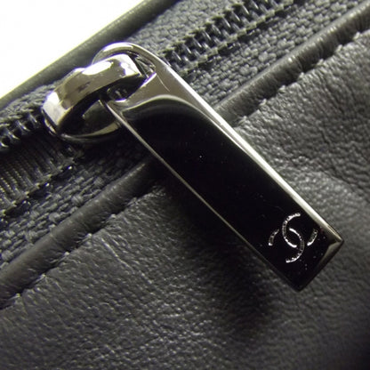 Chanel Lambskin Quilted Maxi Flap Gray 10 of 12