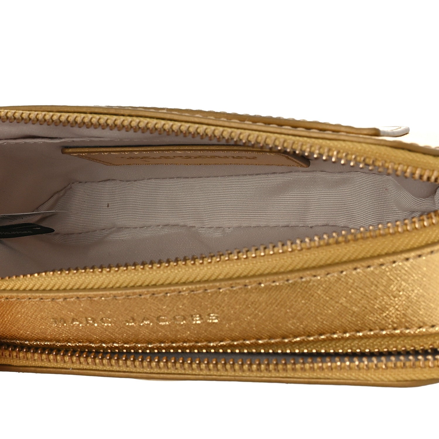 Marc Jacobs Metallic Saffiano Small Snapshot Camera Bag Gold 5 of 8
