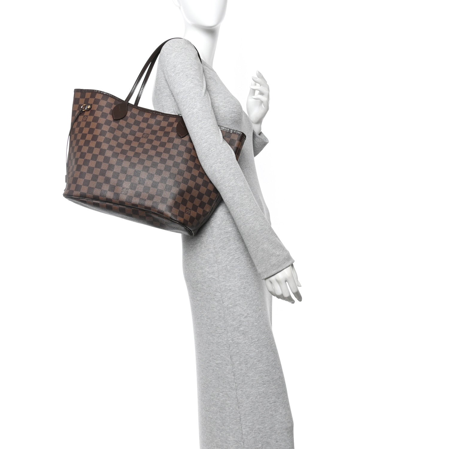 Louis Vuitton Damier Ebene Neverfull MM 2 of 10