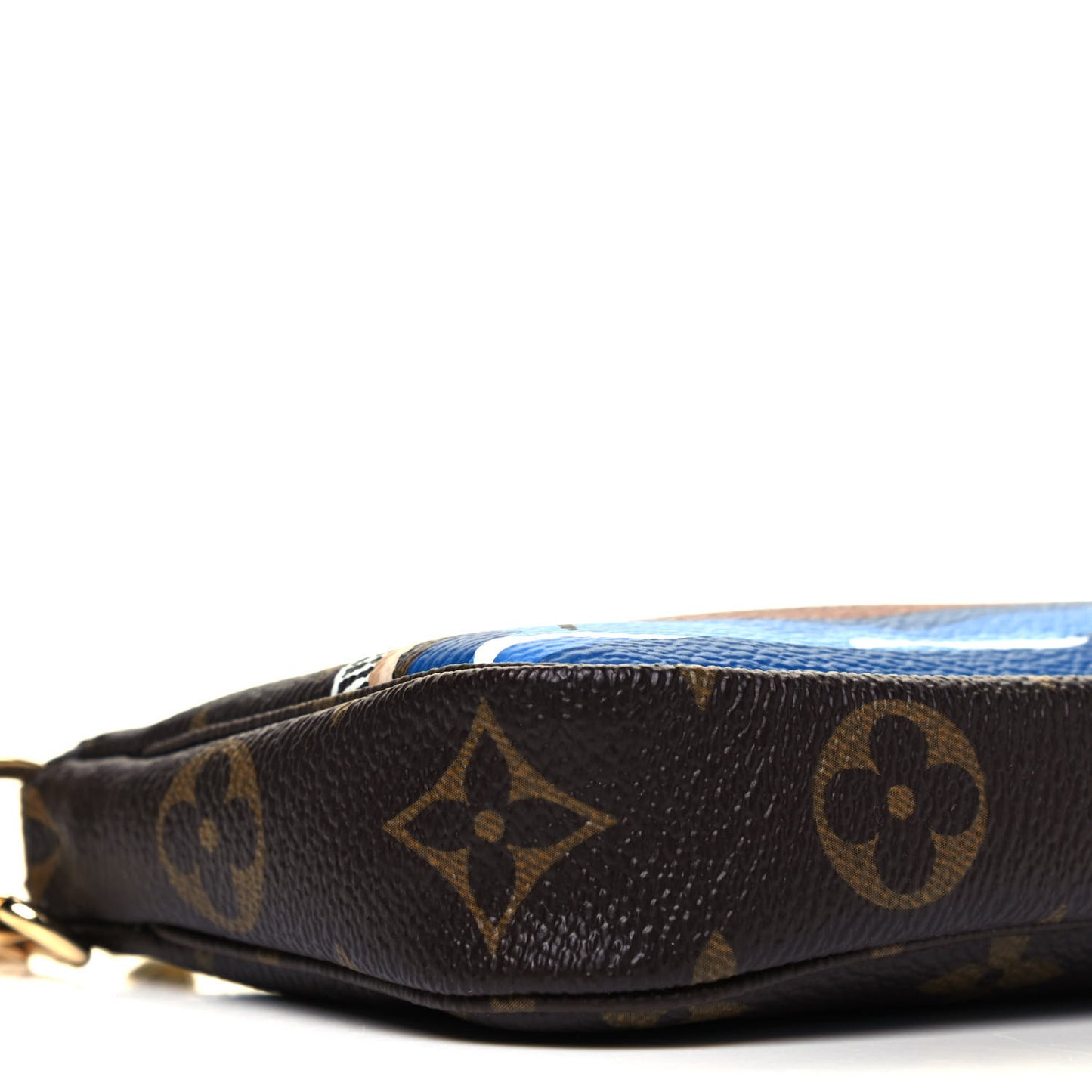 Monogram 2019 Christmas Animation Mini Venice Pochette Accessories Blue