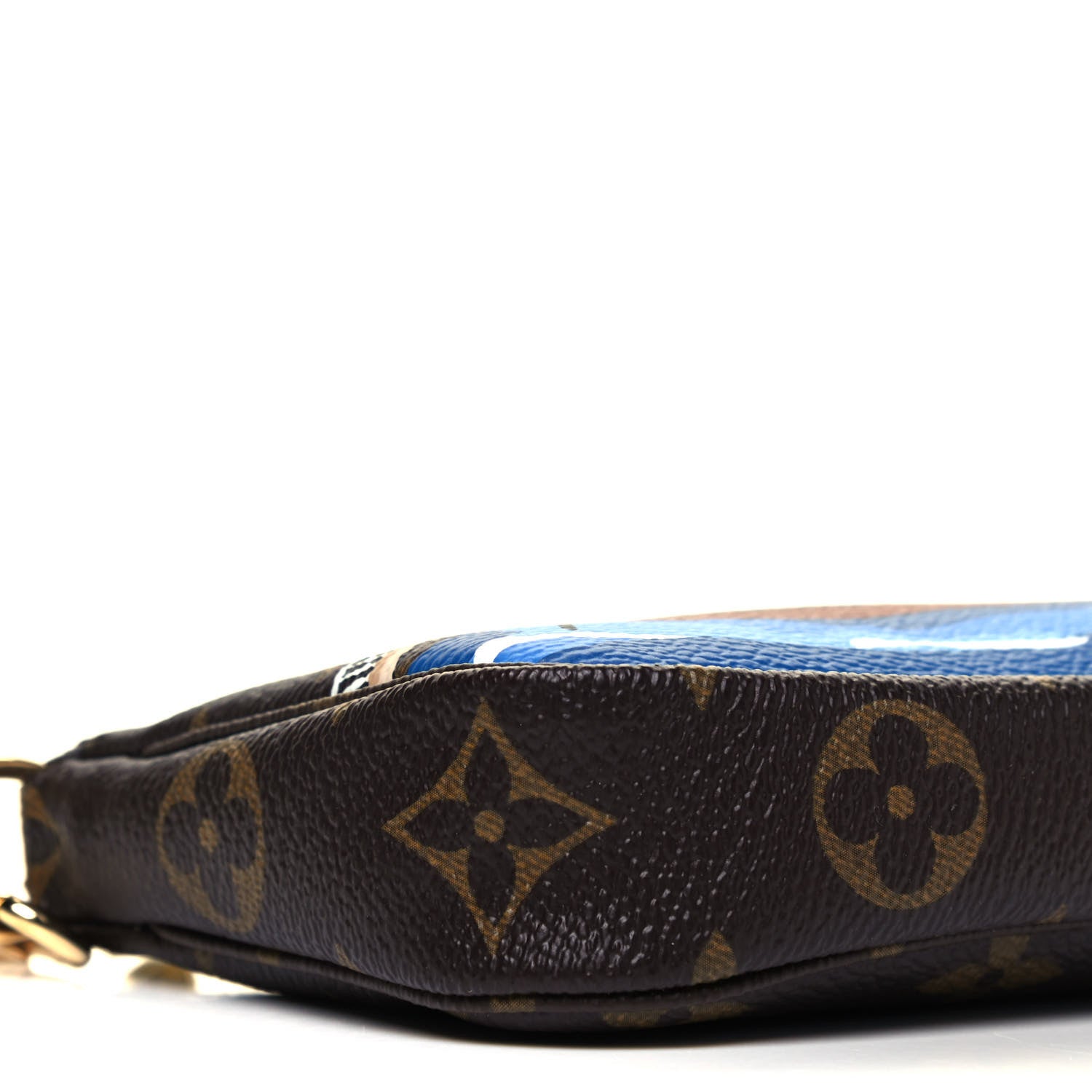 Louis Vuitton Monogram 2019 Christmas Animation Mini Venice Pochette Accessories Blue 8 of 9