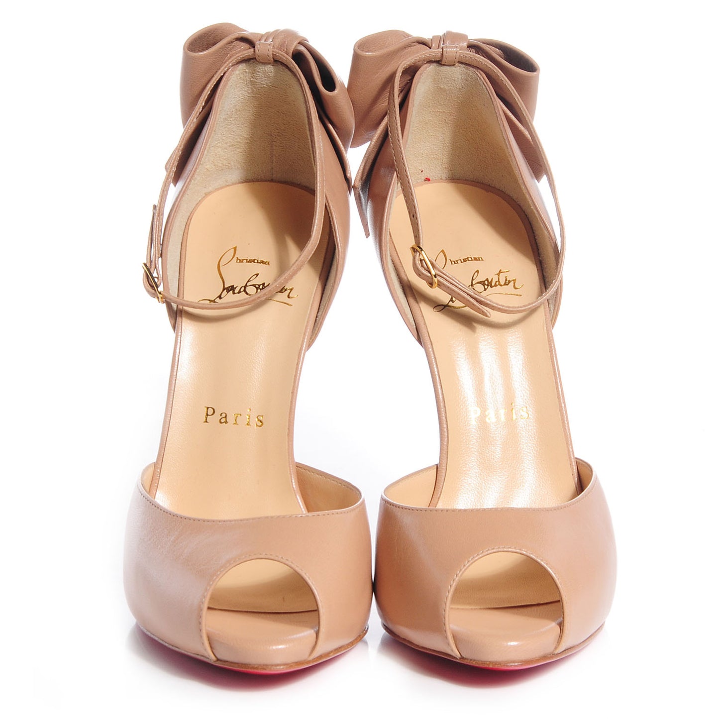 Kid Dos Noeud Bow 120 Pumps 36 Nude