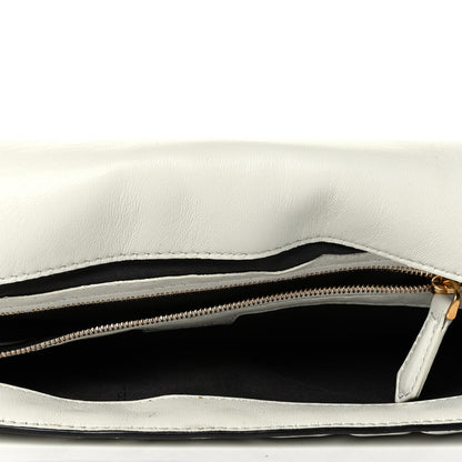 Fendi Nappa FF 1974 Embossed Baguette White 7 of 7