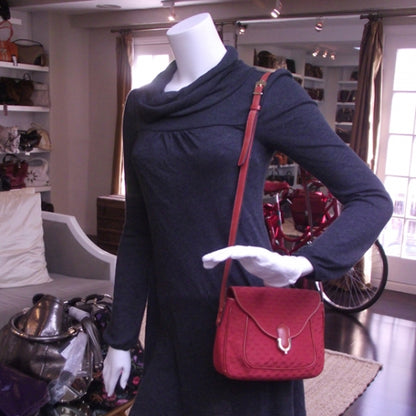 Gucci Vintage Monogram Horseshoe Flap Bag 2 of 12