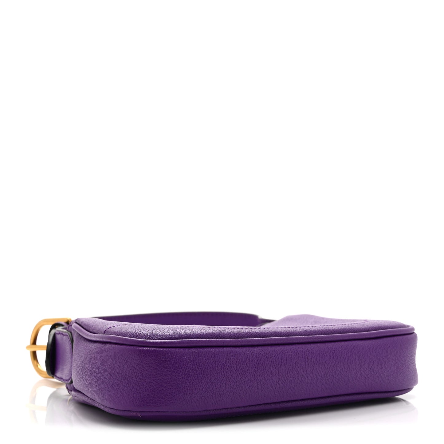 Goatskin Mini Aphrodite Shoulder Bag Shine Purple