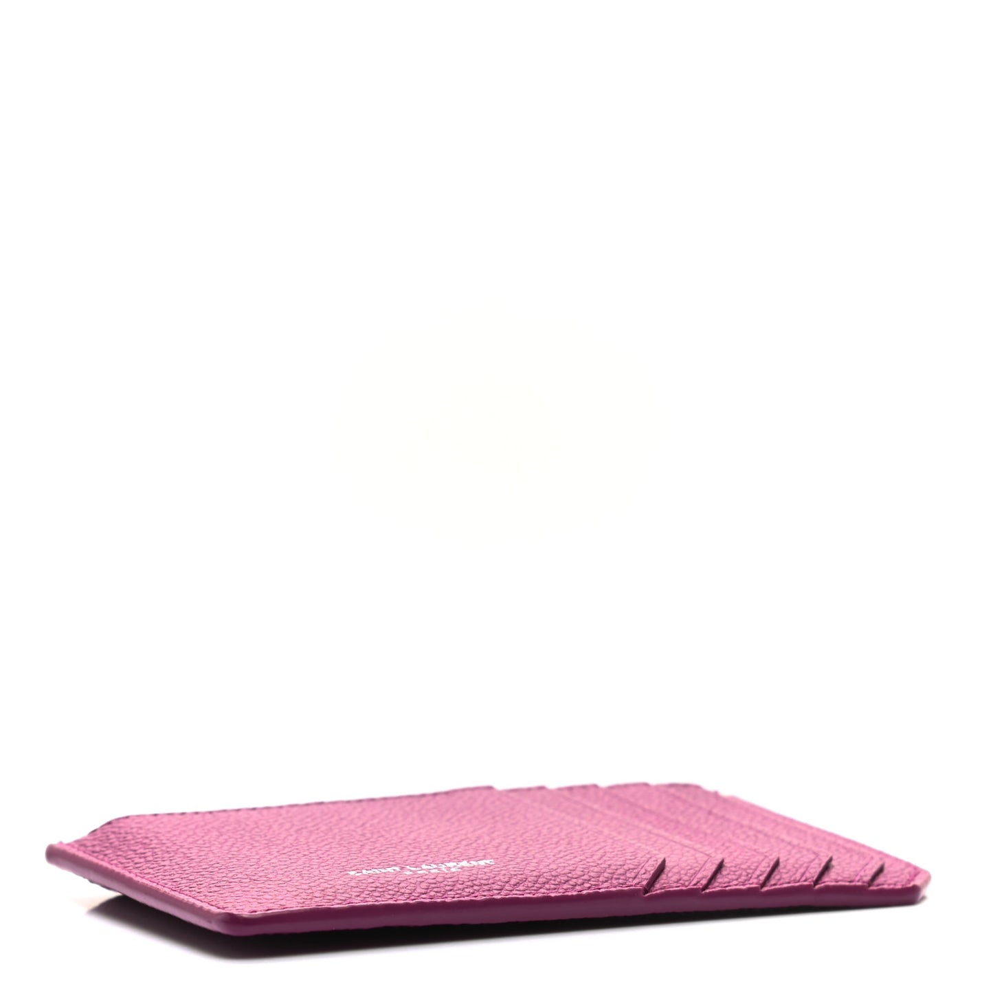 Grained Calfskin 5 Fragments Zip Pouch Card Holder Pivoine