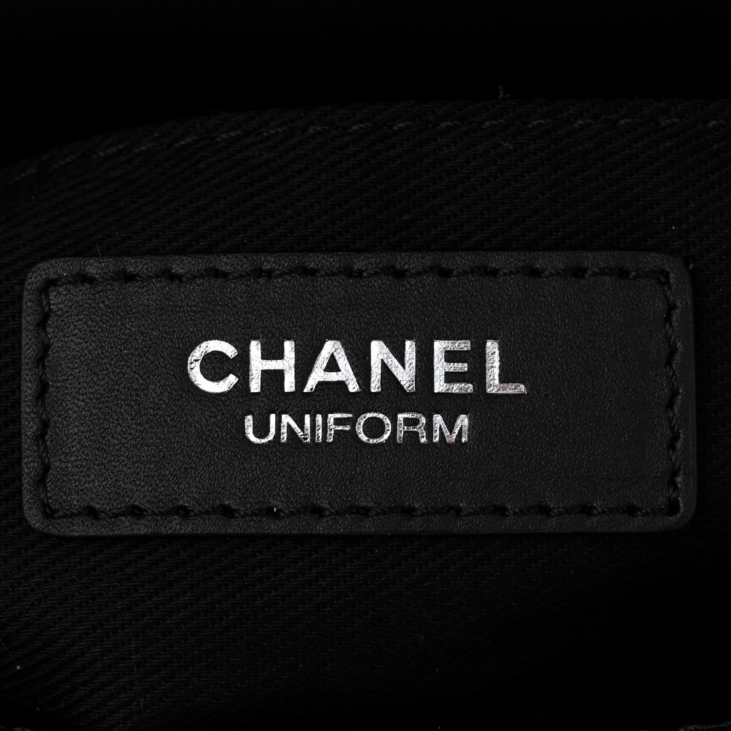 Chanel Calfskin Quilted CC Uniform Flap Belt Bag Black 6 of 11