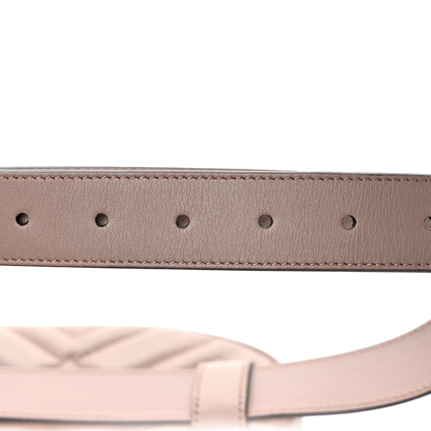 Calfskin Matelasse GG Marmont Belt Bag 95 38 Porcelain Rose