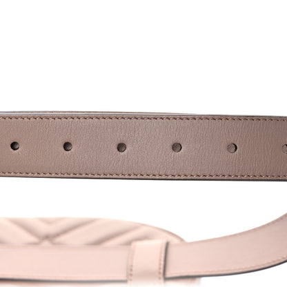 Gucci Calfskin Matelasse GG Marmont Belt Bag 95 38 Porcelain Rose 10 of 10