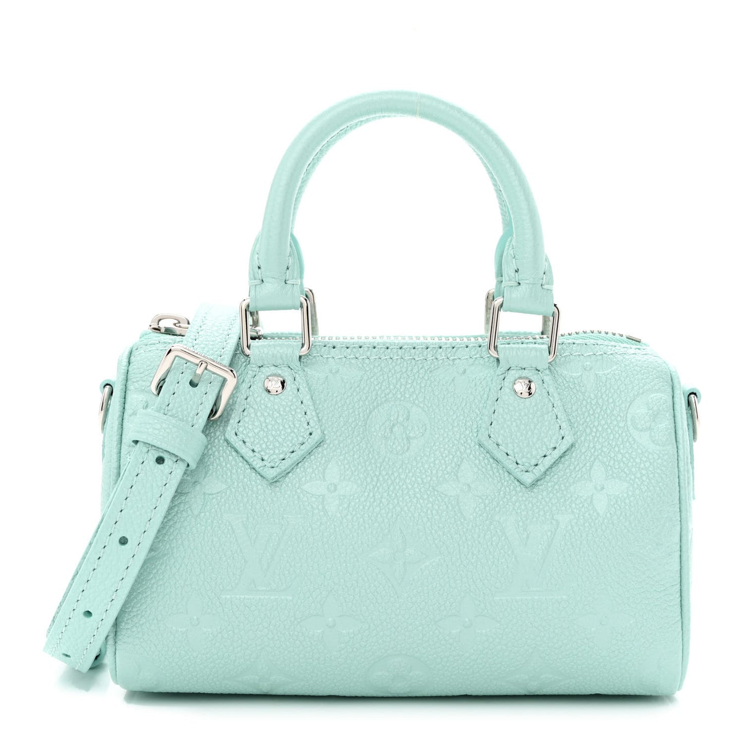 Empreinte Monogram Nano Speedy Pearly Lagoon Turquoise