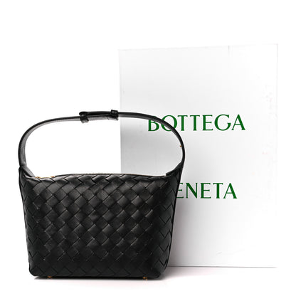 Bottega Veneta Calfskin Nappa Intrecciato Mini Wallace Black 12 of 12