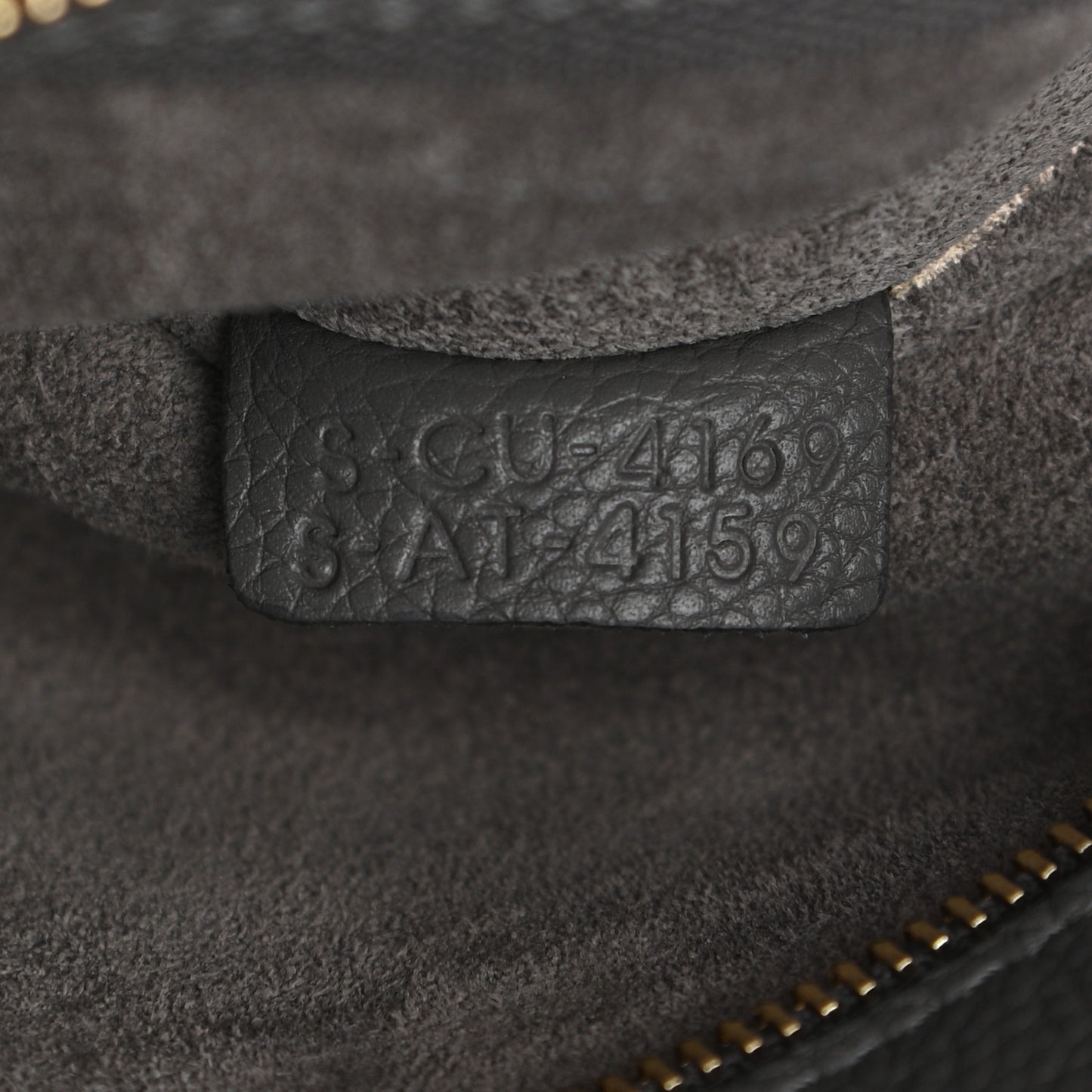 Soft Grained Calfskin Small Belt Cabas Phantom Grey