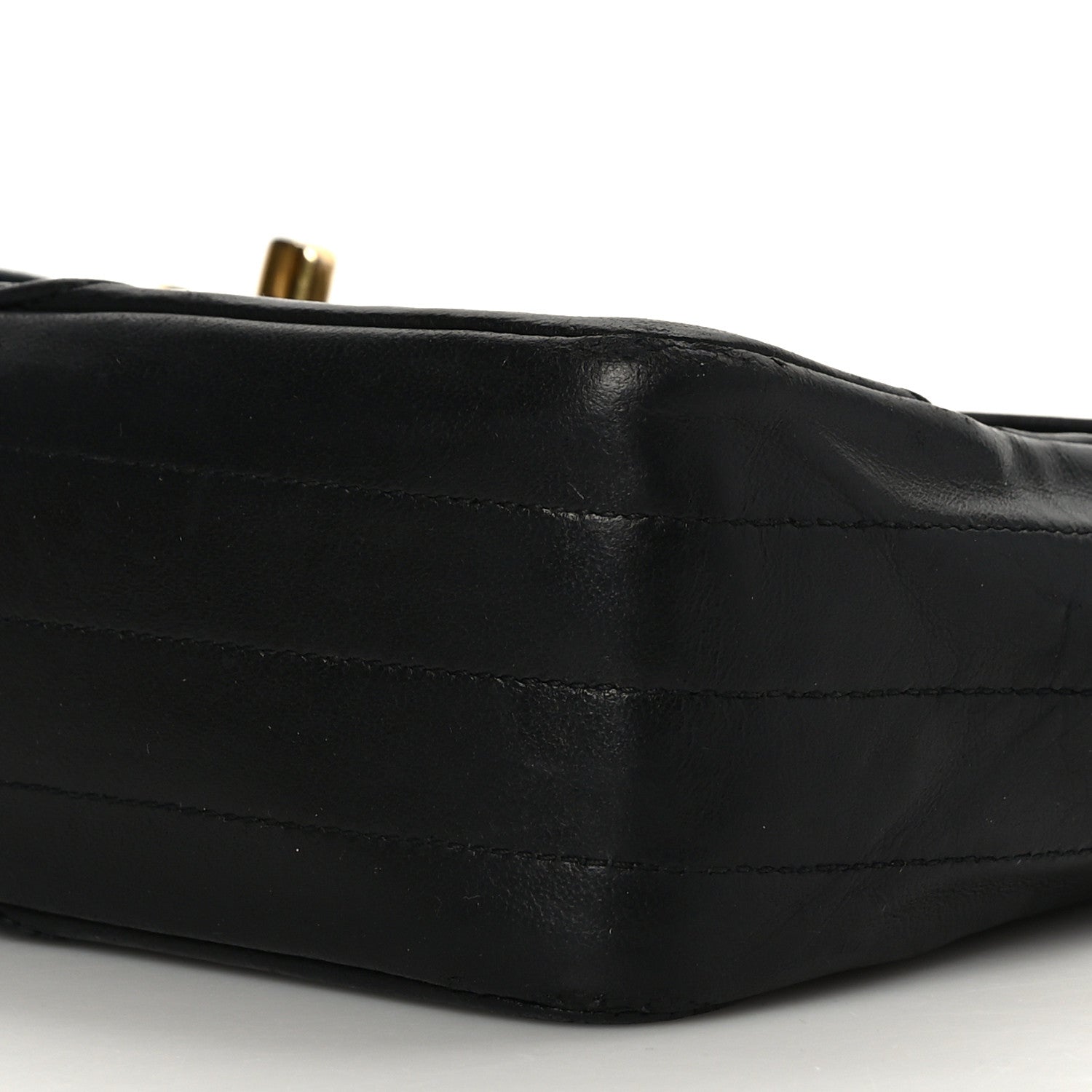 Chanel Lambskin Quilted Single Flap Medium Black 9 of 9