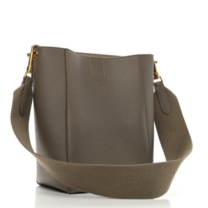 Celine Soft Grained Calfskin Small Sangle Bucket Bag Taupe 3 of 11