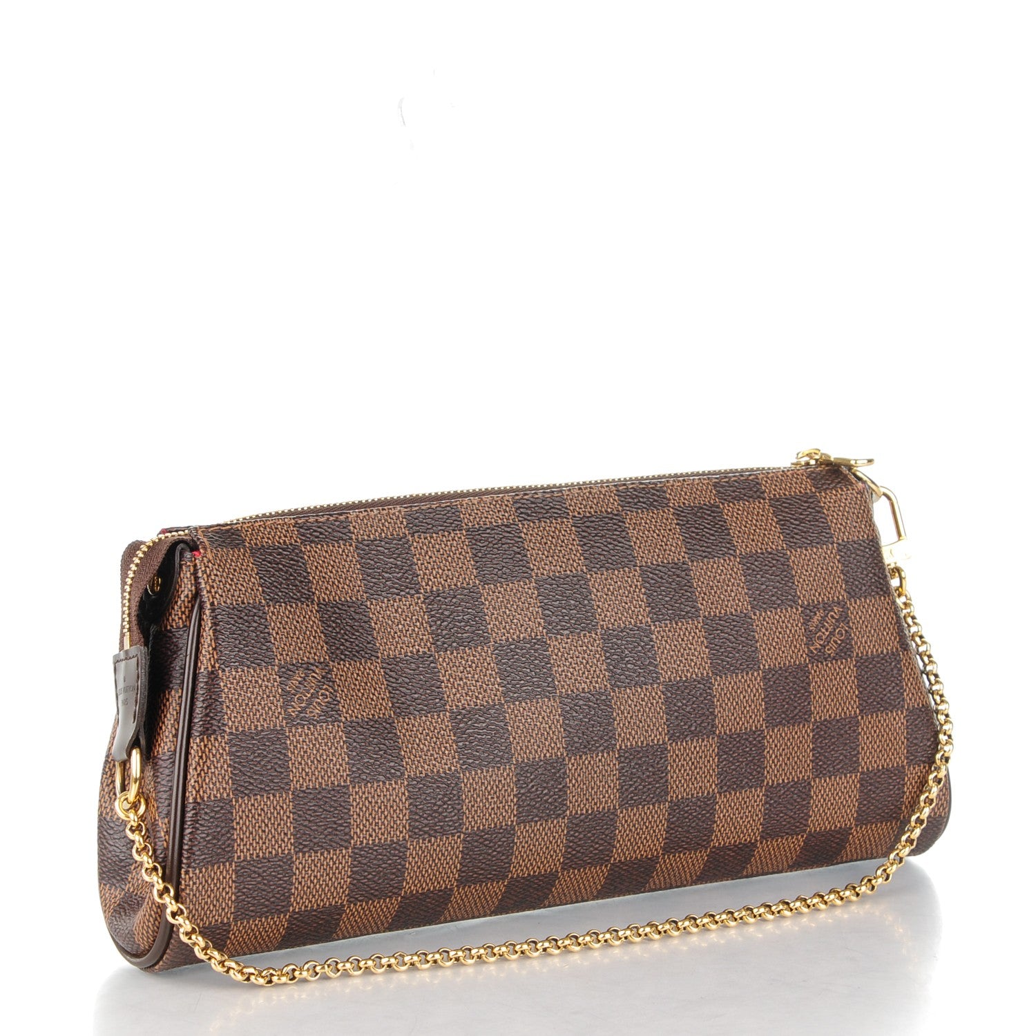 Louis Vuitton Damier Ebene Eva Clutch 3 of 8