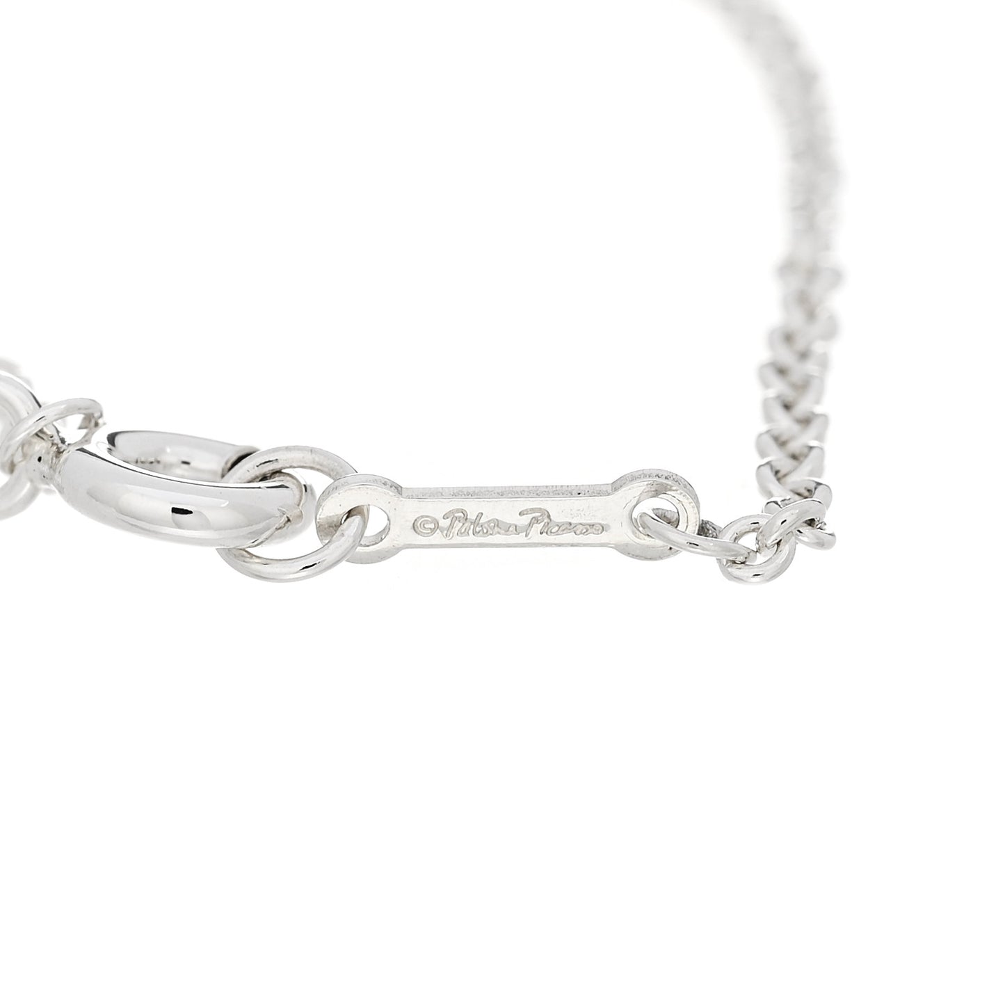 Sterling Silver Graffiti Love Bracelet