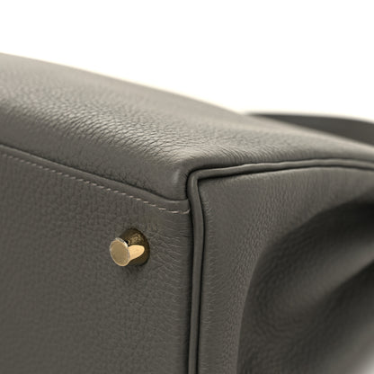 Hermes Togo Kelly Retourne 28 Gris Meyer 12 of 13