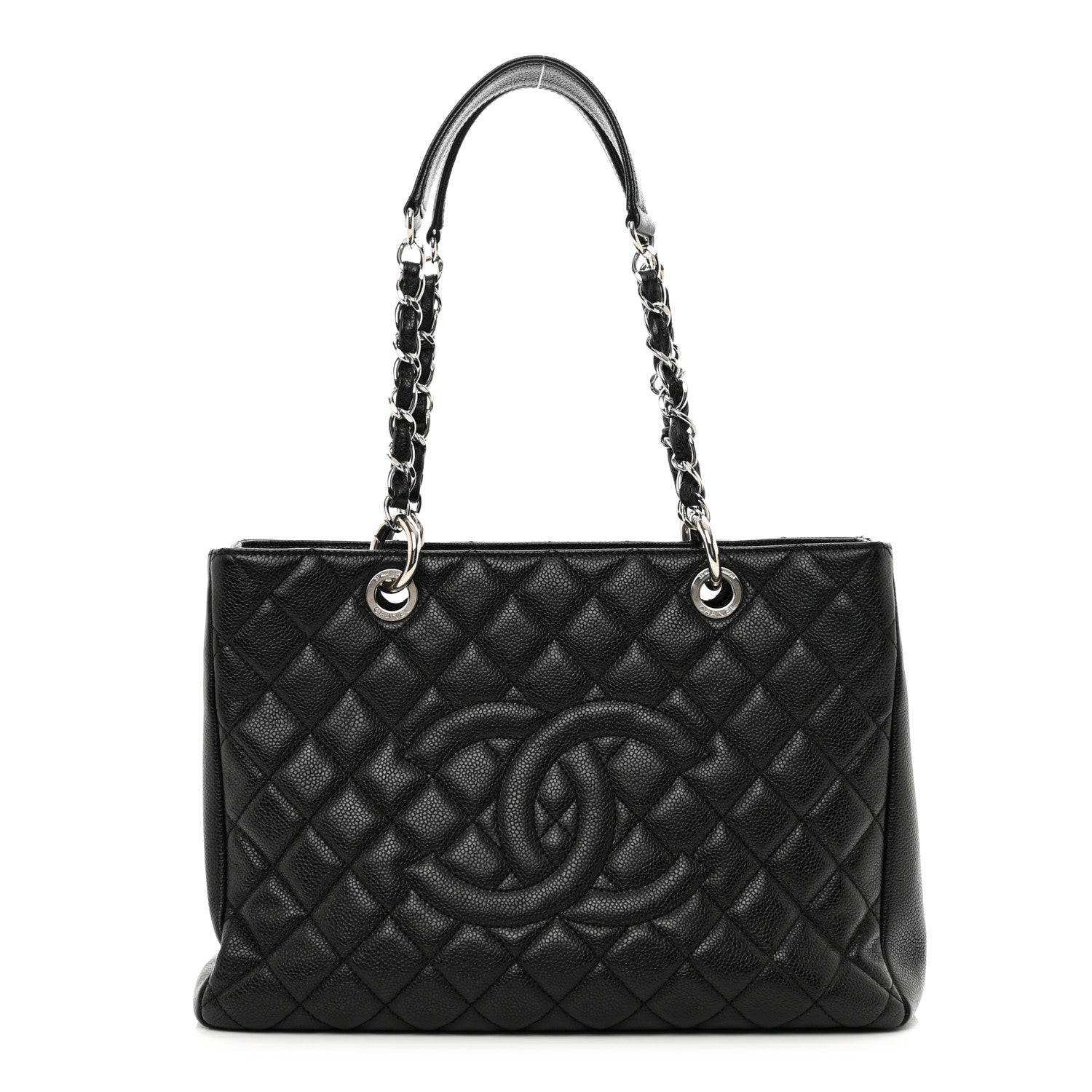 Chanel Caviar Quilted Grand Shopping Tote GST Black 1 of 10