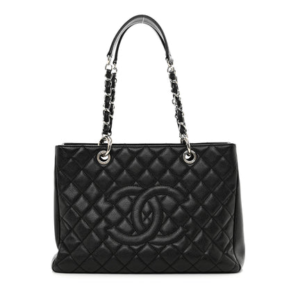 Chanel Caviar Quilted Grand Shopping Tote GST Black 1 of 10
