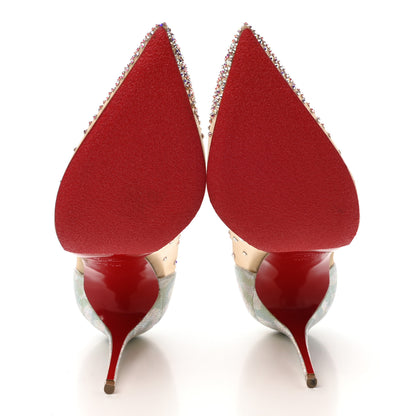 Christian Louboutin Crystal Strass Follies 100 Pumps 40.5 Crystal 5 of 10