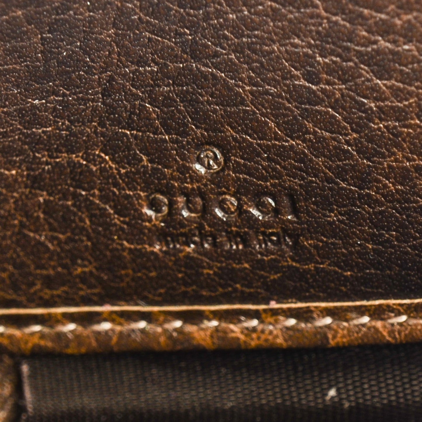 Monogram Calfskin Bamboo Tassel Zip Around Wallet Beige Ebony Chocolate
