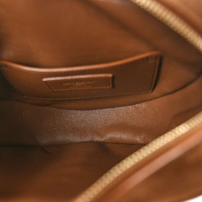 Saint Laurent Velvet Suede Le Monogramme Coeur Crossbody Brown 5 of 10