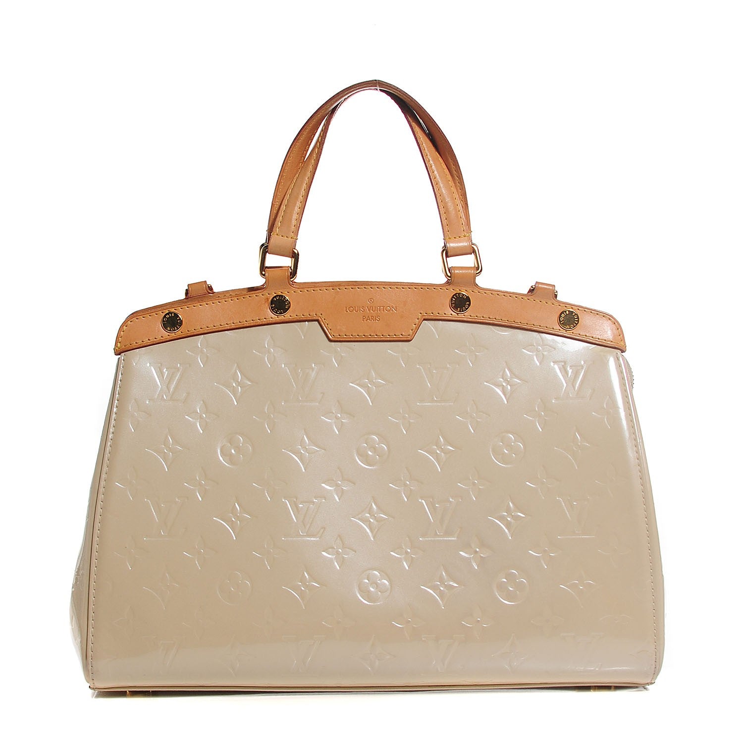 Louis Vuitton Vernis Brea MM Blanc Corail 1 of 8