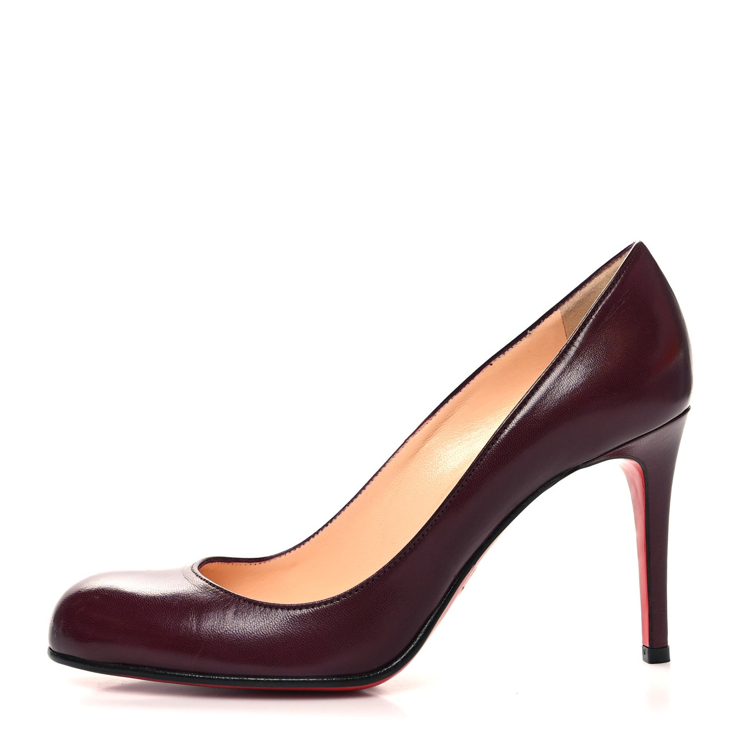 Shiny Nappa Simple 70 Pumps 37.5 Burgundy