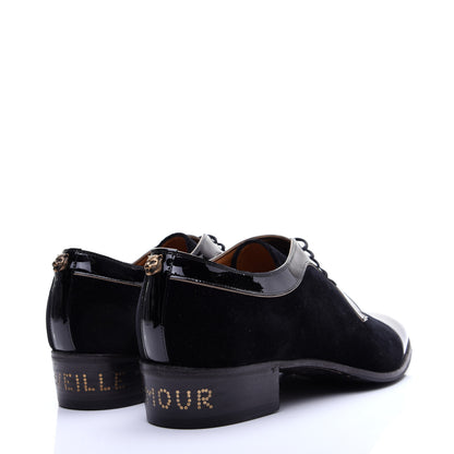 Gucci Velvet Mens Réveille L'Amour Loafers 8 Black 3 of 15