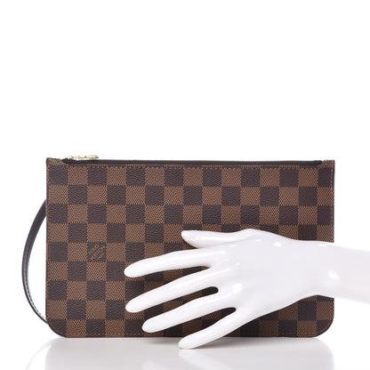 Louis Vuitton Damier Ebene Neverfull MM GM Pochette 2 of 8