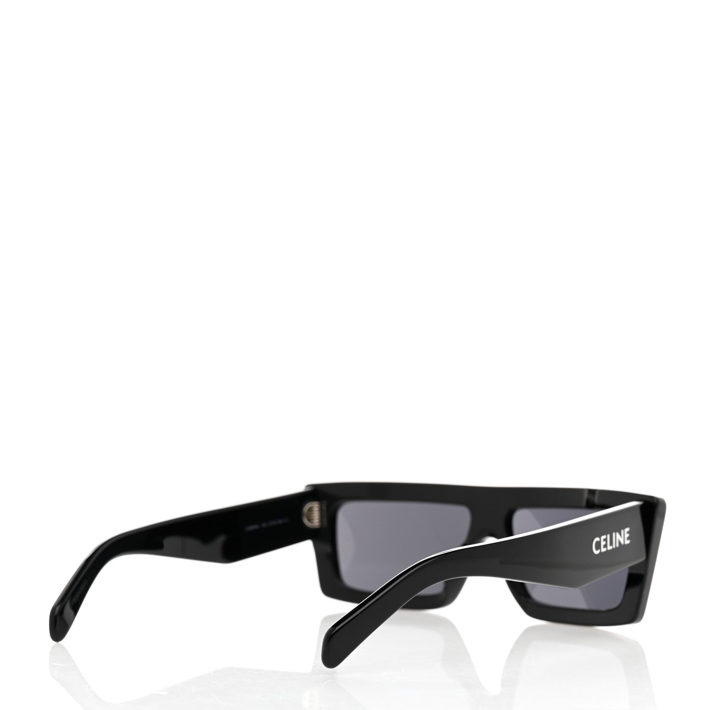 Acetate Monochroms Square Sunglasses CL40214U Black