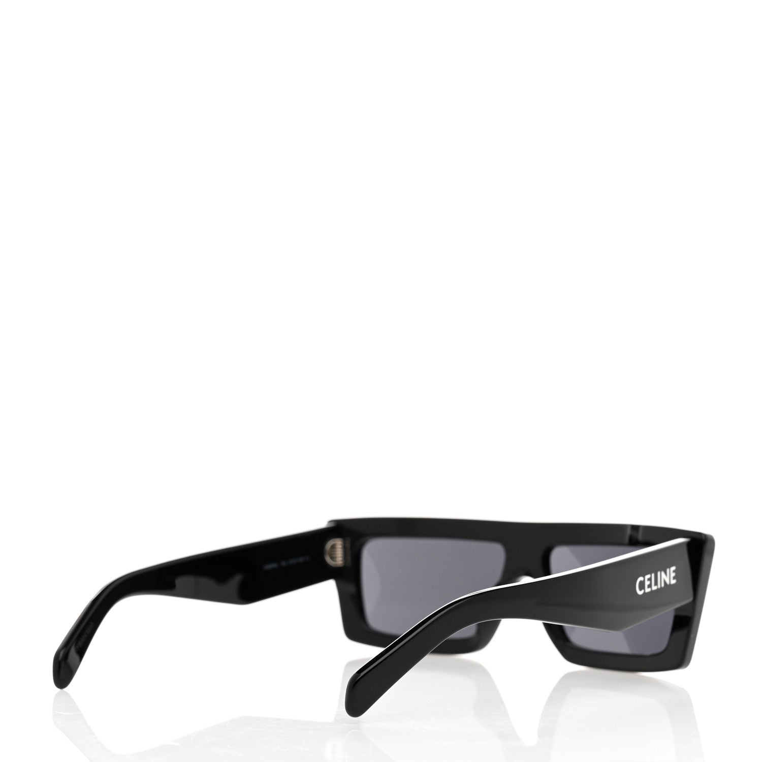Celine Acetate Monochroms Square Sunglasses CL40214U Black 4 of 6