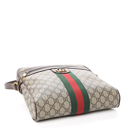 Gucci GG Supreme Monogram Web Medium Ophidia Messenger Bag Brown 3 of 9