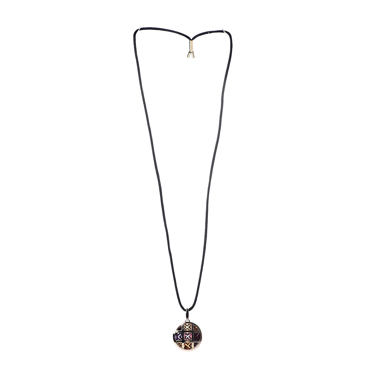 Cartier 18K Yellow Gold Citrine Amethyst Tourmaline Silk Pasha de Necklace 3 of 5