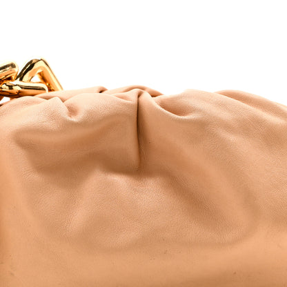 Bottega Veneta Calfskin Teen Chain Pouch Almond 7 of 9