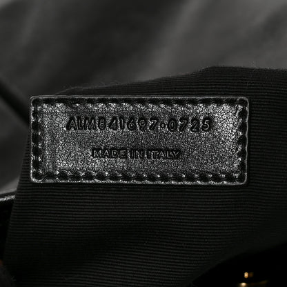 Saint Laurent Calfskin Mombasa Shoulder Bag Black 7 of 10