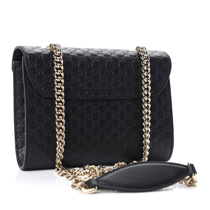 Gucci Microguccissima Mini Emily Shoulder Bag Black 3 of 10
